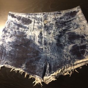 CLOSET CLEAR OUT! Tie Dye Denim Shorts